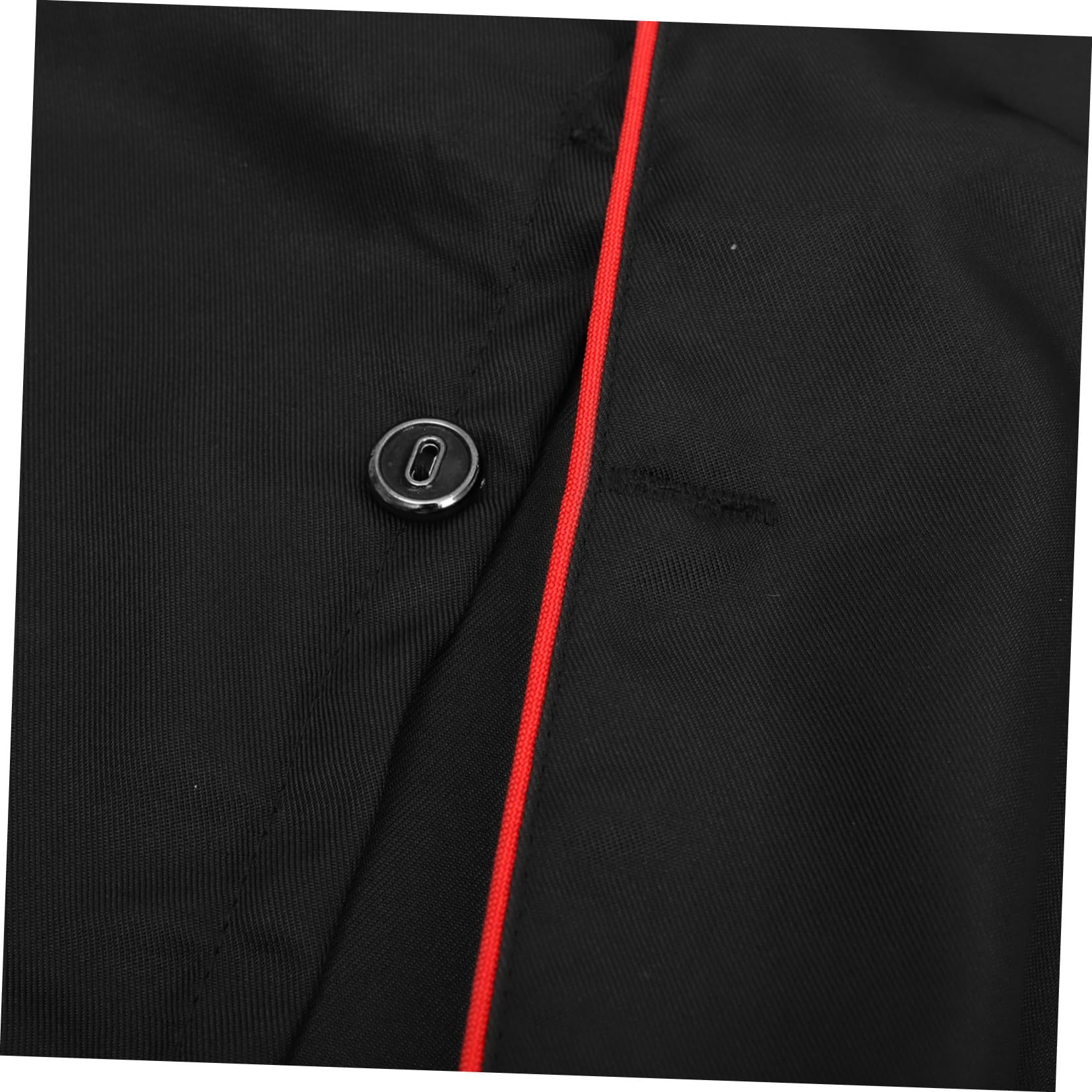 Ipetboom 3 Stück Unisex Kochjacke Kurzarm aus Atmungsaktivem Ölresistentem Material Locker Geschnittene Catering und Bäckereikleidung für Restaurant Hotel XXXL Schwarz