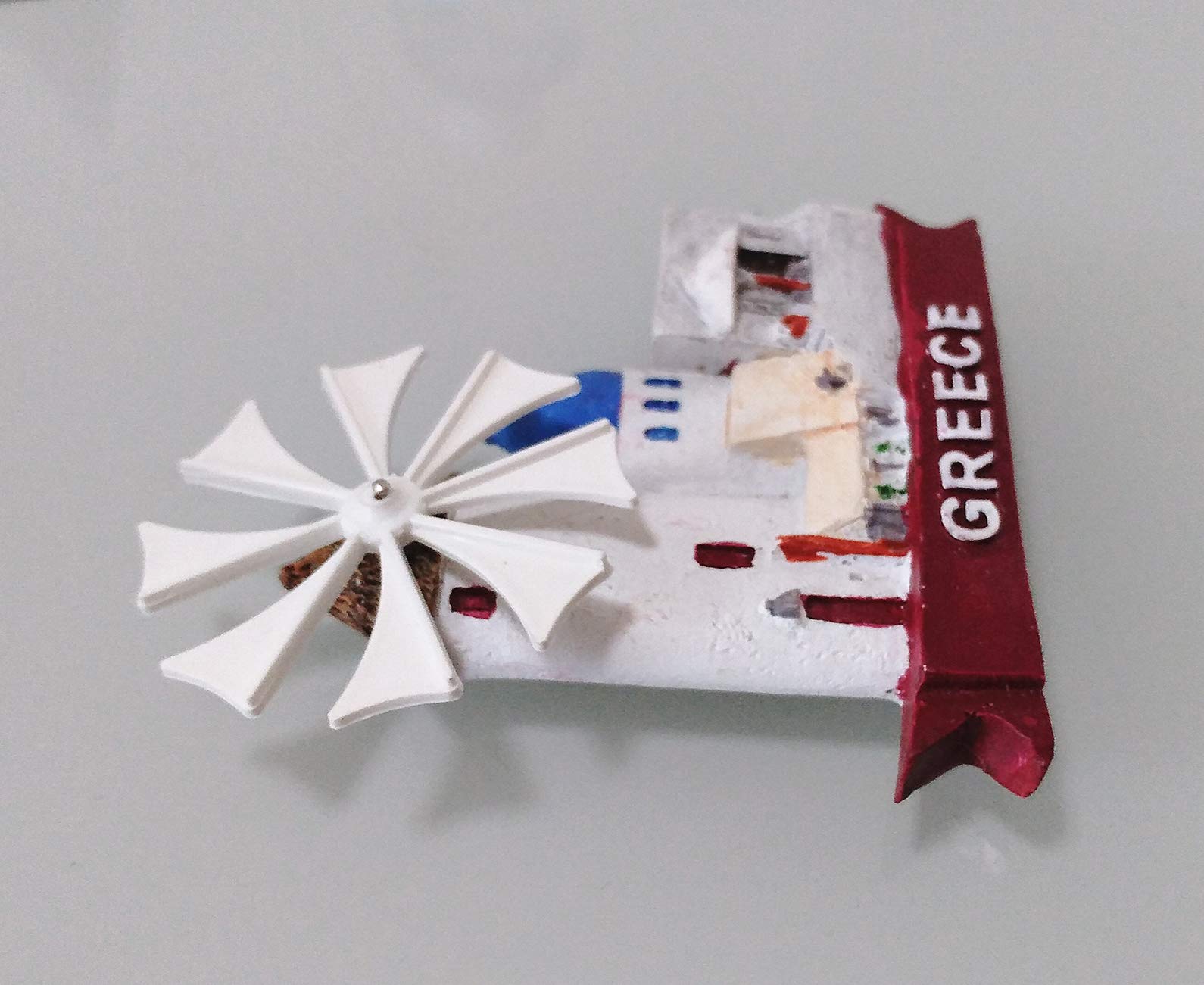 Santorini Grecia 3D Imán Para Nevera De Viaje