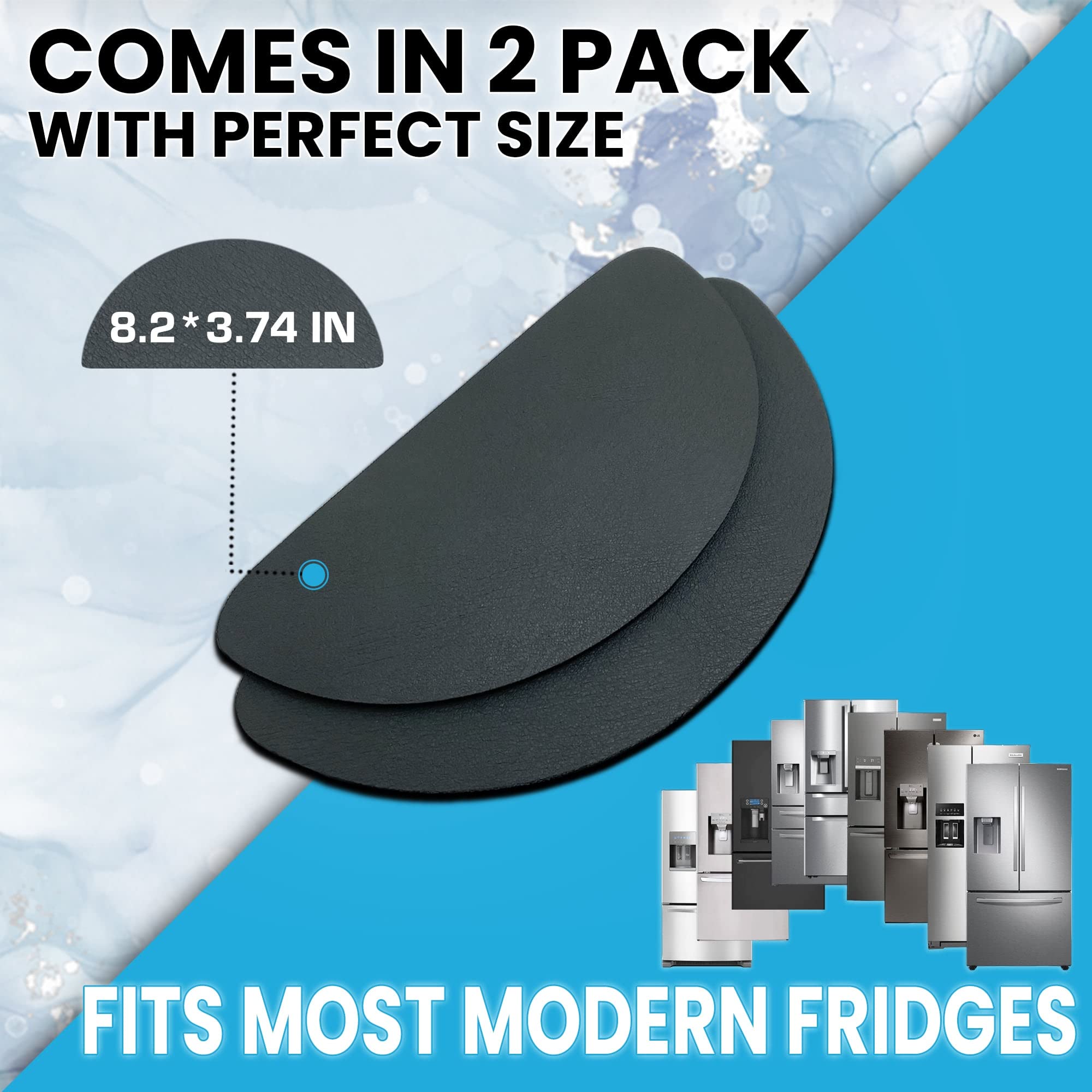 HOMSFOU Silicone Refrigerator Drip Catcher Fridge Water Dispenser Tray - View #5