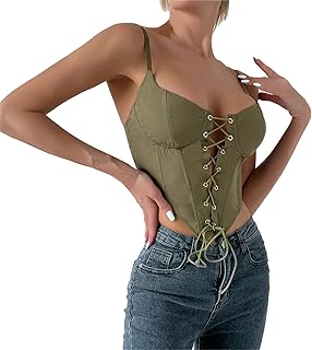Thinning Clothes - Arnés de soporte para mujer, color sólido, con correa de ojal delgada, diseño de espina de pez, traje de cuerpo