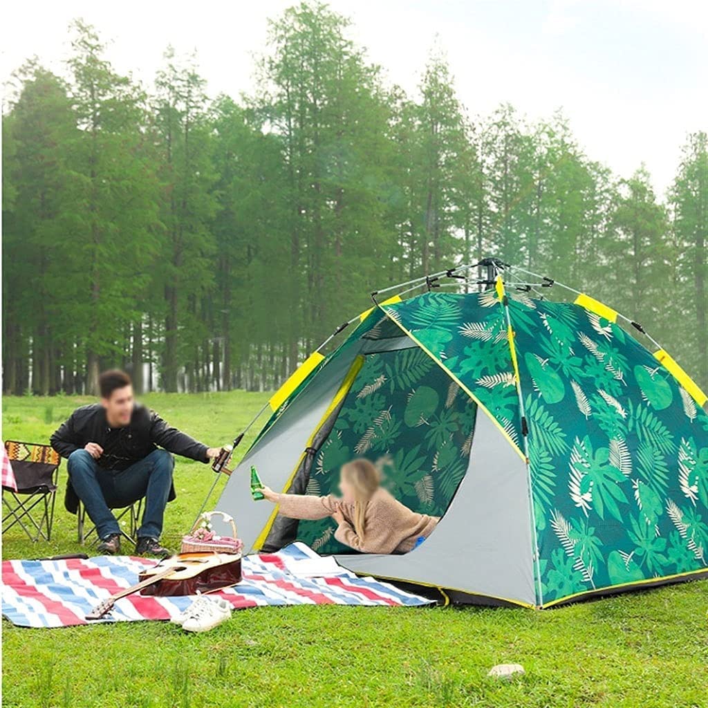 Tienda Campaña Tienda De Campaña Automática Apertura Rápida, Impermeable Y Protector Solar, Sombrilla Plegable para Acampar Al Aire Libre, 2-3 Personas Exteriores