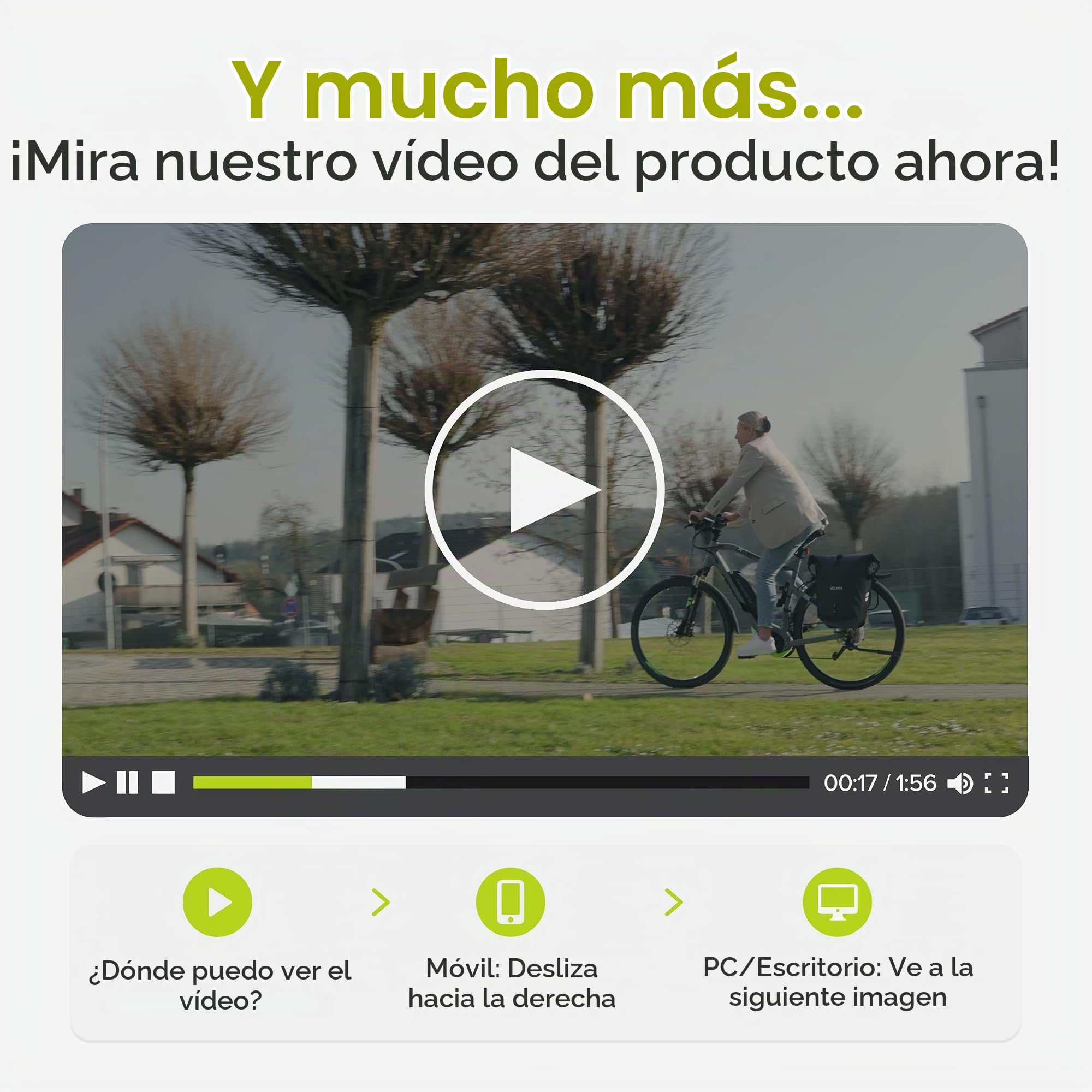Velmia Alforja Trasera para Bicicleta I Pannier Duradero, con Práctica Asa para Transporte y Reflectores de Alta Visibilidad I 100% Impermeable, Bolsa para Portaequipajes Trasero con Sistema de Clip
