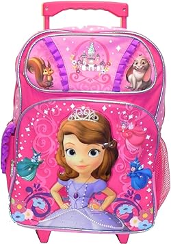 cartable princesse a roulette