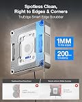 ECOVACS WINBOT W3 Robot de nettoyage Omni Fenêtre avec lavage automatique des tampons & Station multifonctionnelle, 8000Pa Aspiration, nettoyage intelligent avec spray à eau triple, 12-Level Protection