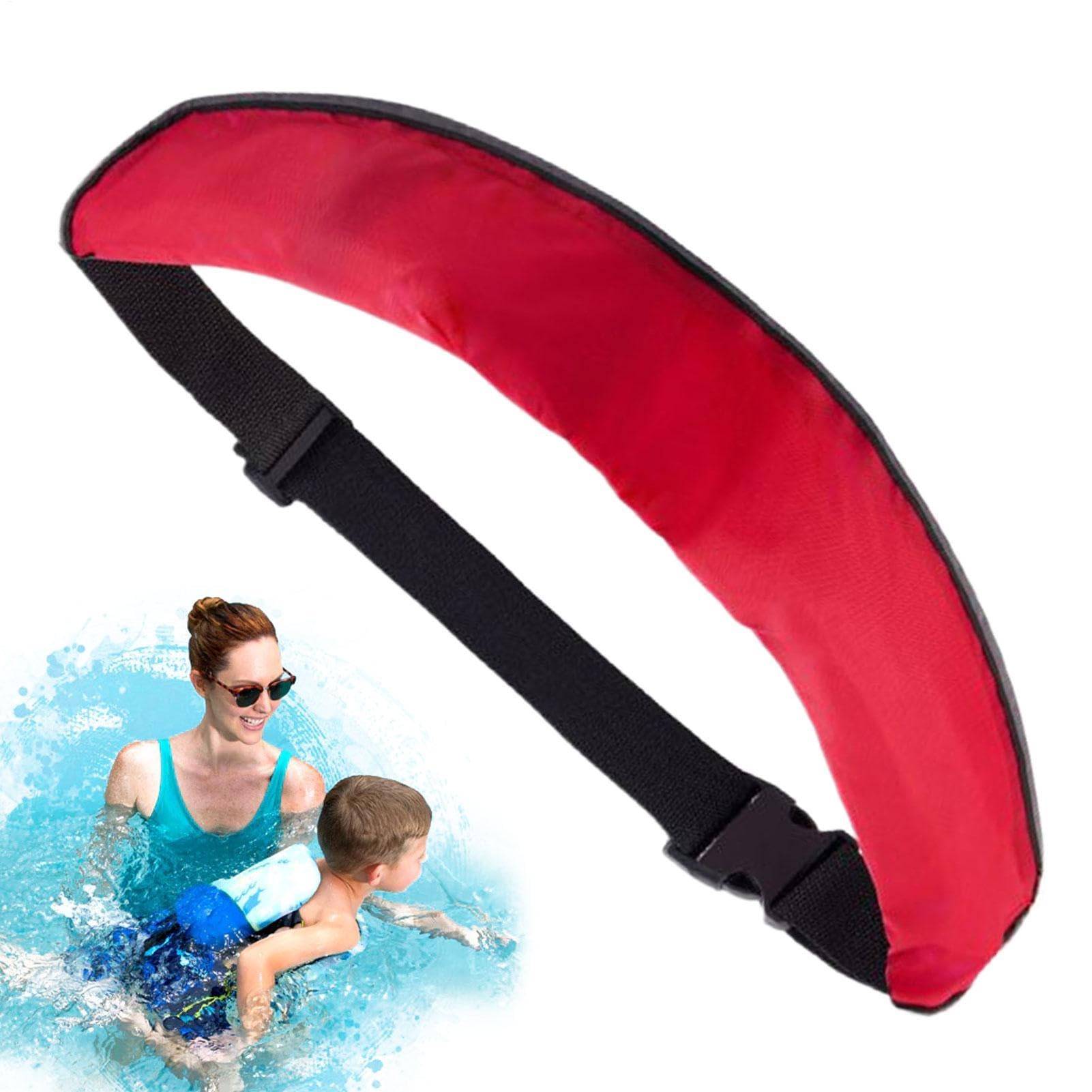 Aufblasbares Gürtelpaket – 30 cm Aufblasbarer Taillengürtel | Rettungswesten-Gürtelpaket | Tragbare Sicherheitsboje Zum Bootfahren, Kajakfahren, Angeln, Manuelle Hüftgurte, Leichte shilfe Für