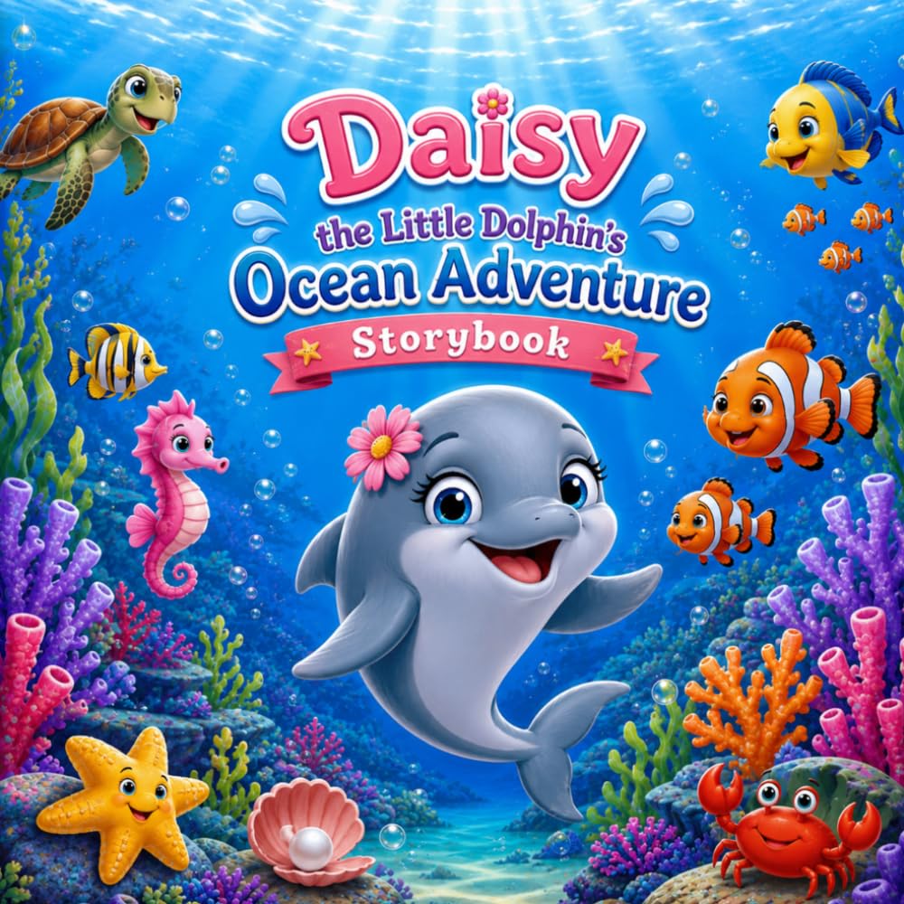 Daisy the Little Dolphin's Ocean Adventure: Cute Storybook