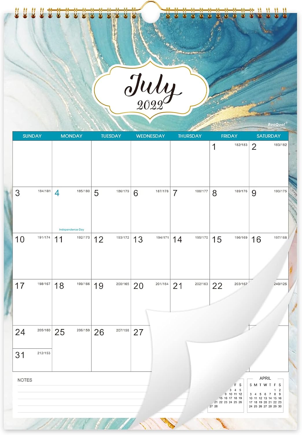 2023 Spiral Calendar Amazon.com : 2022-2023 Wall Calendar - 18 Monthly Calendar Planner,  Jul.2022 - Dec.2023, 12" X 17", Spiral Twin-Wire Binding, Ruled Space With  Julian Dates, Perfect For Planning And Organizing Your Home And