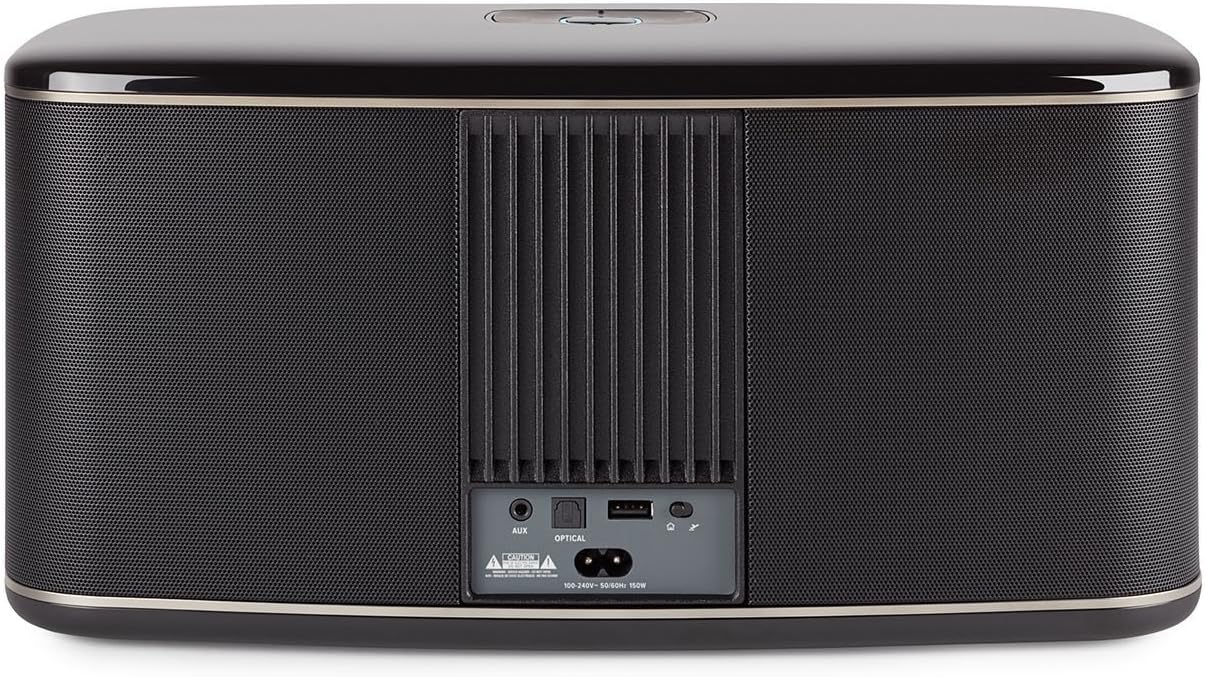 RIVA FESTIVAL Smart Speaker Mid-Size Wireless for Multi-Room music streaming and voice control works with Google Assistant (Black) : Electronics