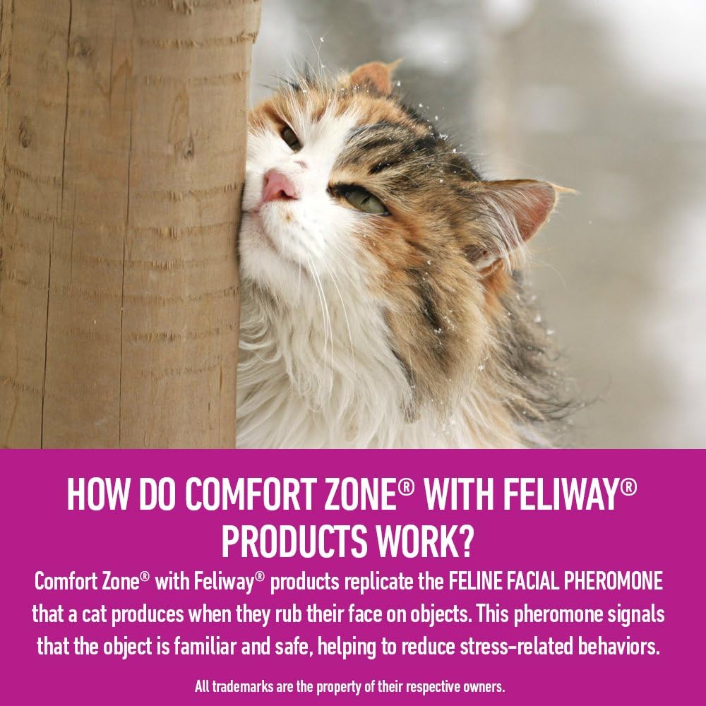 Comfort Zone with Feliway Spray for Cat Calming, 75 Milliliters