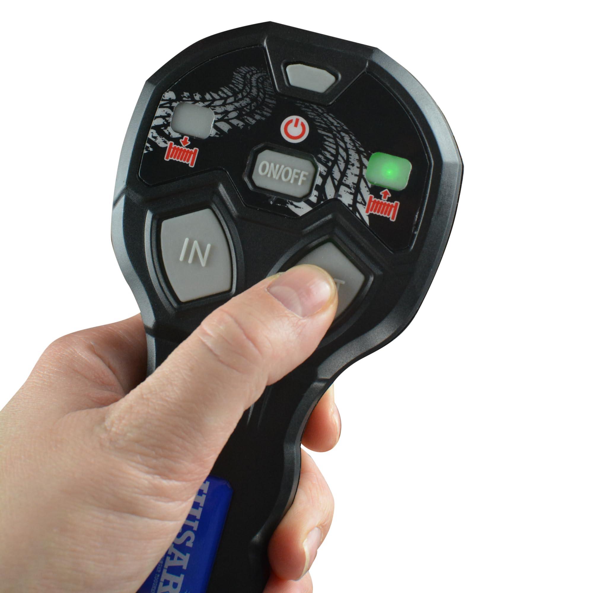 Treuil électrique à batterie portable avec Télécommande sans fil 24 V, 453 kg | 1000 lbs – Treuil avec corde synthétique de 12 m de long, portable pour industrie, remorqueur, remorque