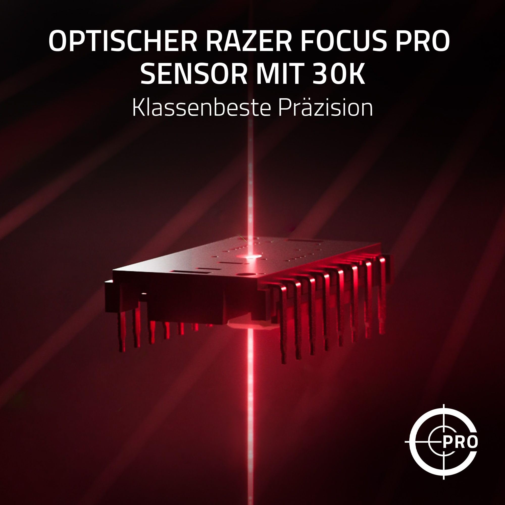 Razer Viper V3 HyperSpeed Kabellose Esports Gaming-Maus Focus Pro 30K DPI Sensor 280 Std. Akku Mechanische Switches 2th Generation 4000Hz Schwarz