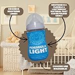 American Beer Themed Coozies for Baby Bottles - Funny Gift for New Parents & Baby Showers - (2 Premium Designed Neoprene Coozies + BPA/Lead/Phthalate Free Bottle Included)