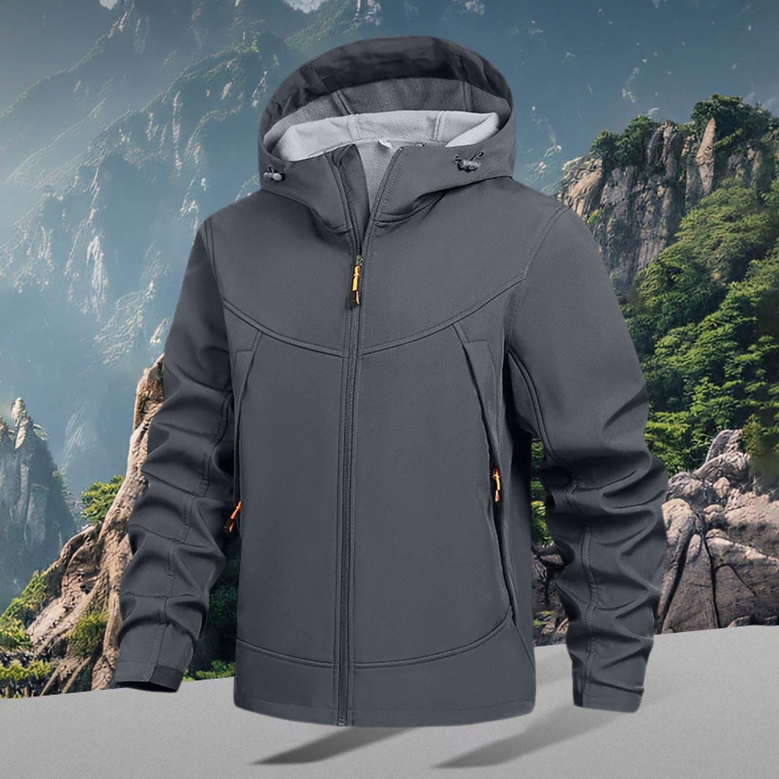 Chaqueta softshell de invierno al aire libre a prueba de viento abrigo polar cálido calor aislado agua casual senderismo ciclismo deporte