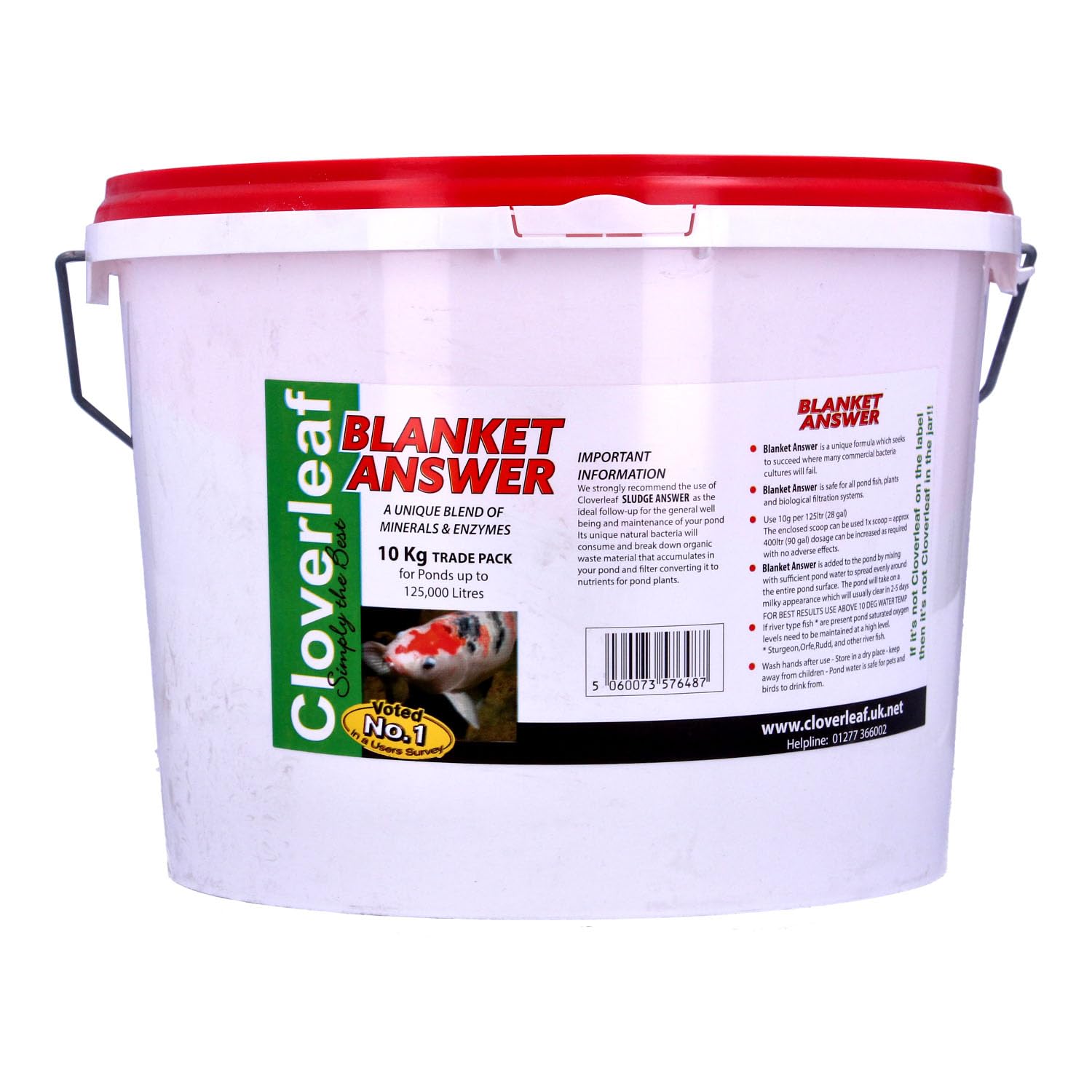 Cloverleaf Blanket Answer 10kilos