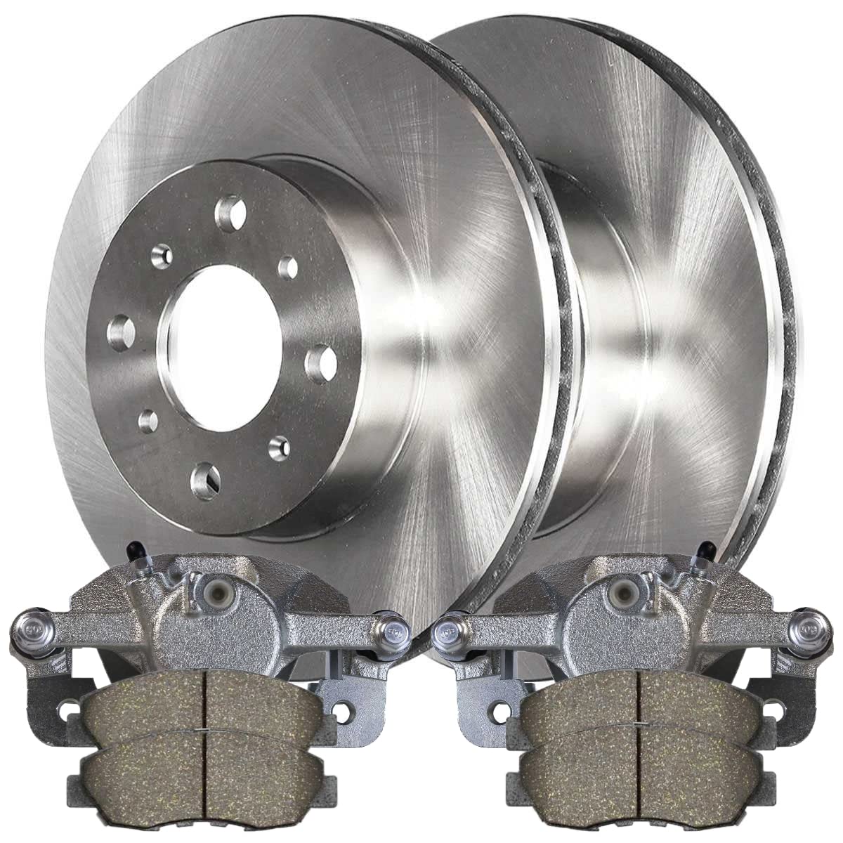 Lexus Rotor Color Lexus LX570 Rotors AutoShack Brake Rotor Kit Front & Rear For Toyota ...