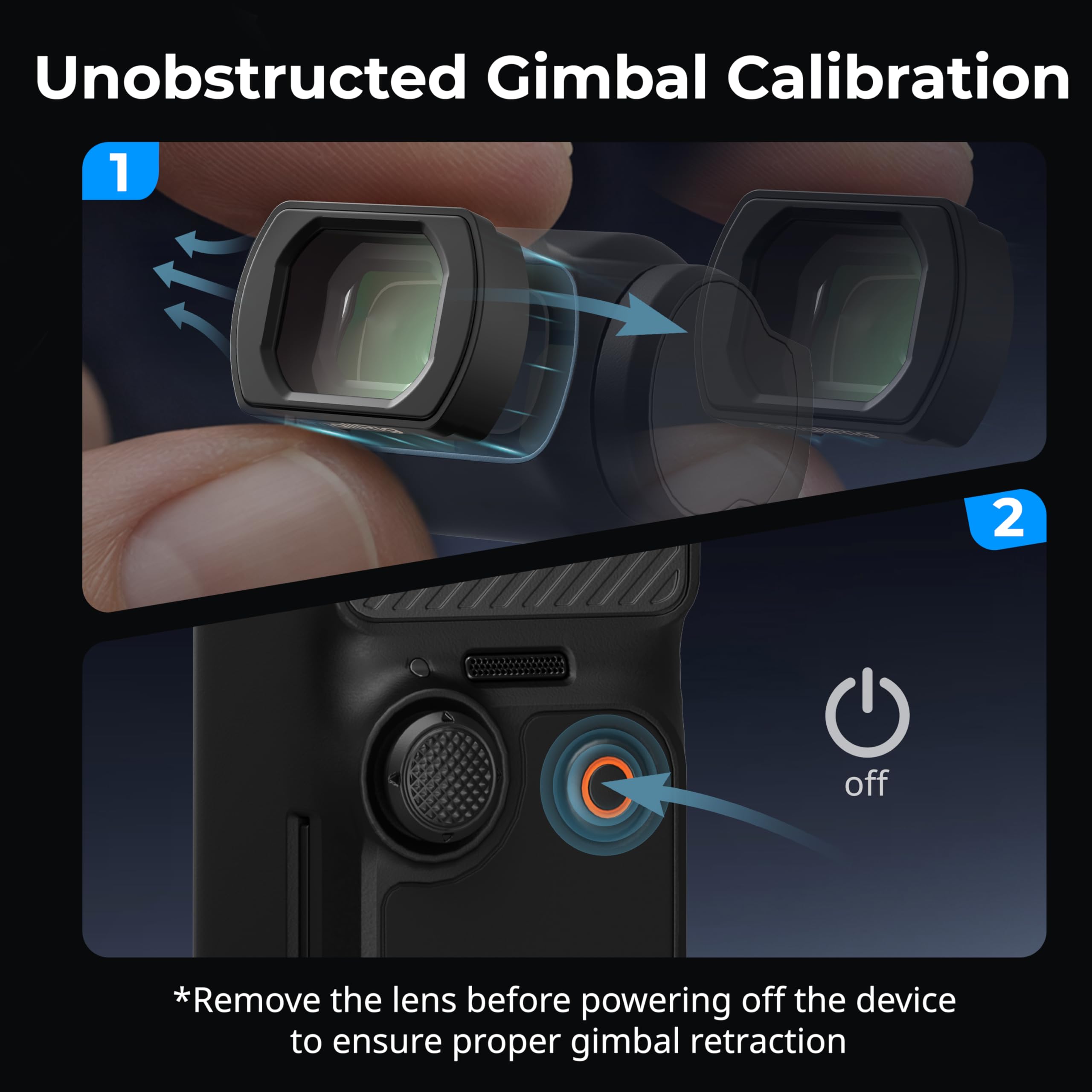 SmallRig Obiettivo grandangolare 0,72X per DJI Osmo Pocket 3, attacco magnetico per un'installazione rapida, con angolo di visione espandibile fino a 112°, design compatto e leggero - 5650