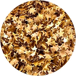 OH! SWEET ART EDIBLE GLITTER GOLD STARS 0.04 Ounce Oz. Use to cakes, cup...