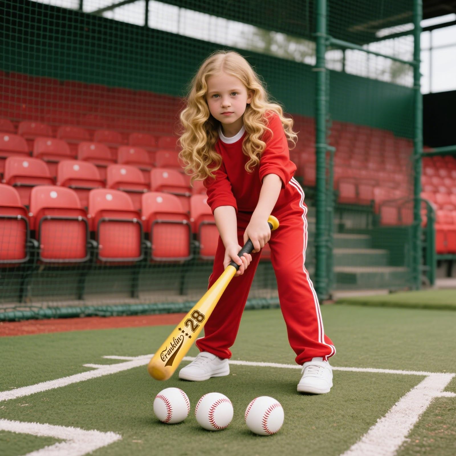 Mini battes de baseball personnalisées en bois 45,7 cm Tee Ball Entraîneur Team Training Games Gravé Cadeau
