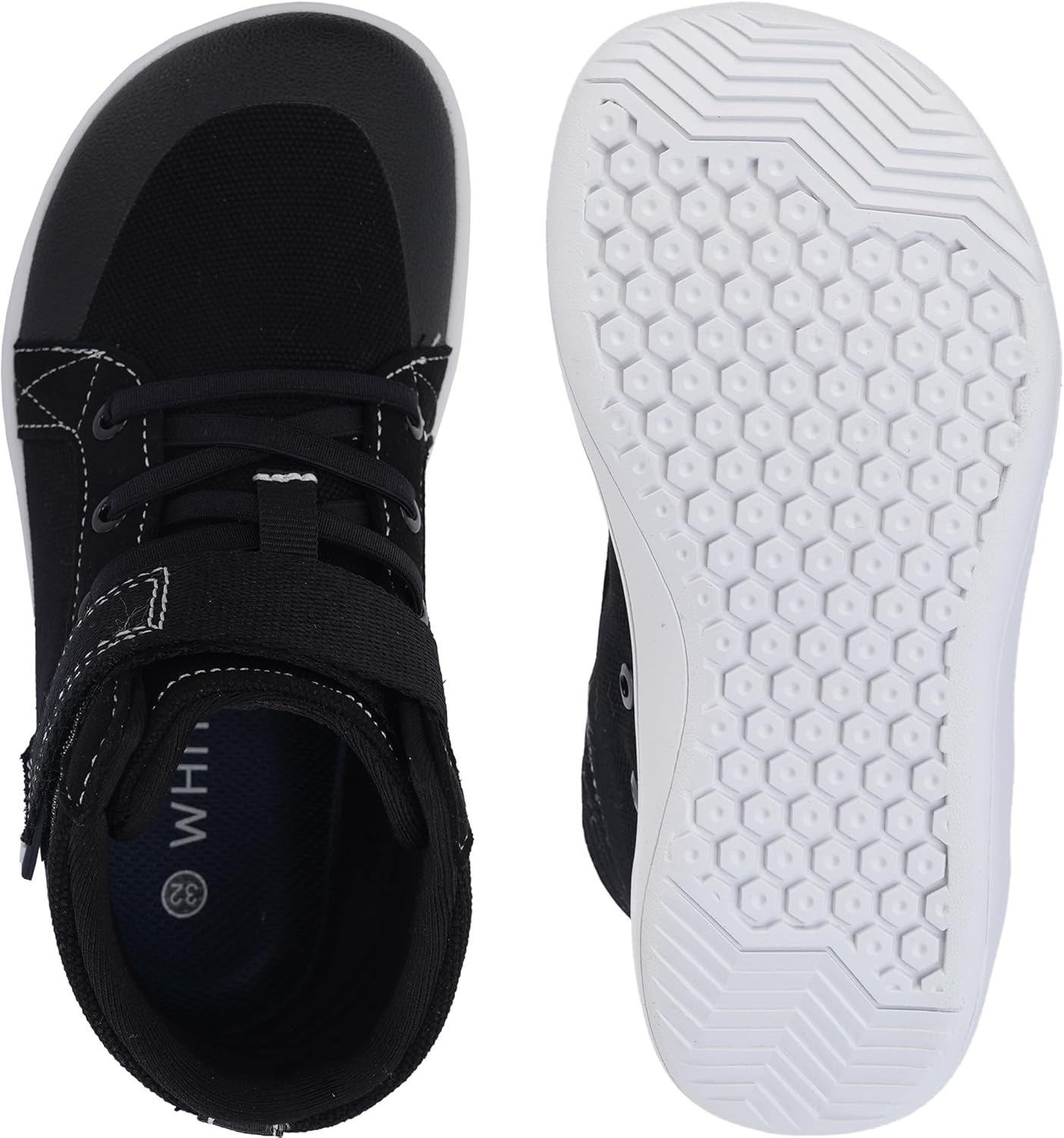 WHITIN Little/Big Kid Wide High Top Barefoot Shoes | Street-Style Minimalist Sneakers for Boys/Girls | Natural & Healthy Fit - Image 5