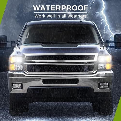 Miniatura 6 de AUTOSAVER88 Conjunto de faros LED DRL compatible con Chevy Silverado 2007 2008 2009 2010 2011 2012 2013 Chevy Silverado 2007-2013 07-13 Par de faros