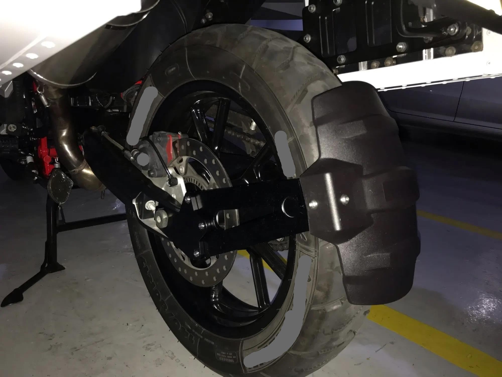 Moto Guardabarros Trasero Para BMW F800R F800GS F700GS F650GS F800 F700 F650 GS 2008-2018 Guardabarros Trasero De Motocicleta Contra Salpicaduras