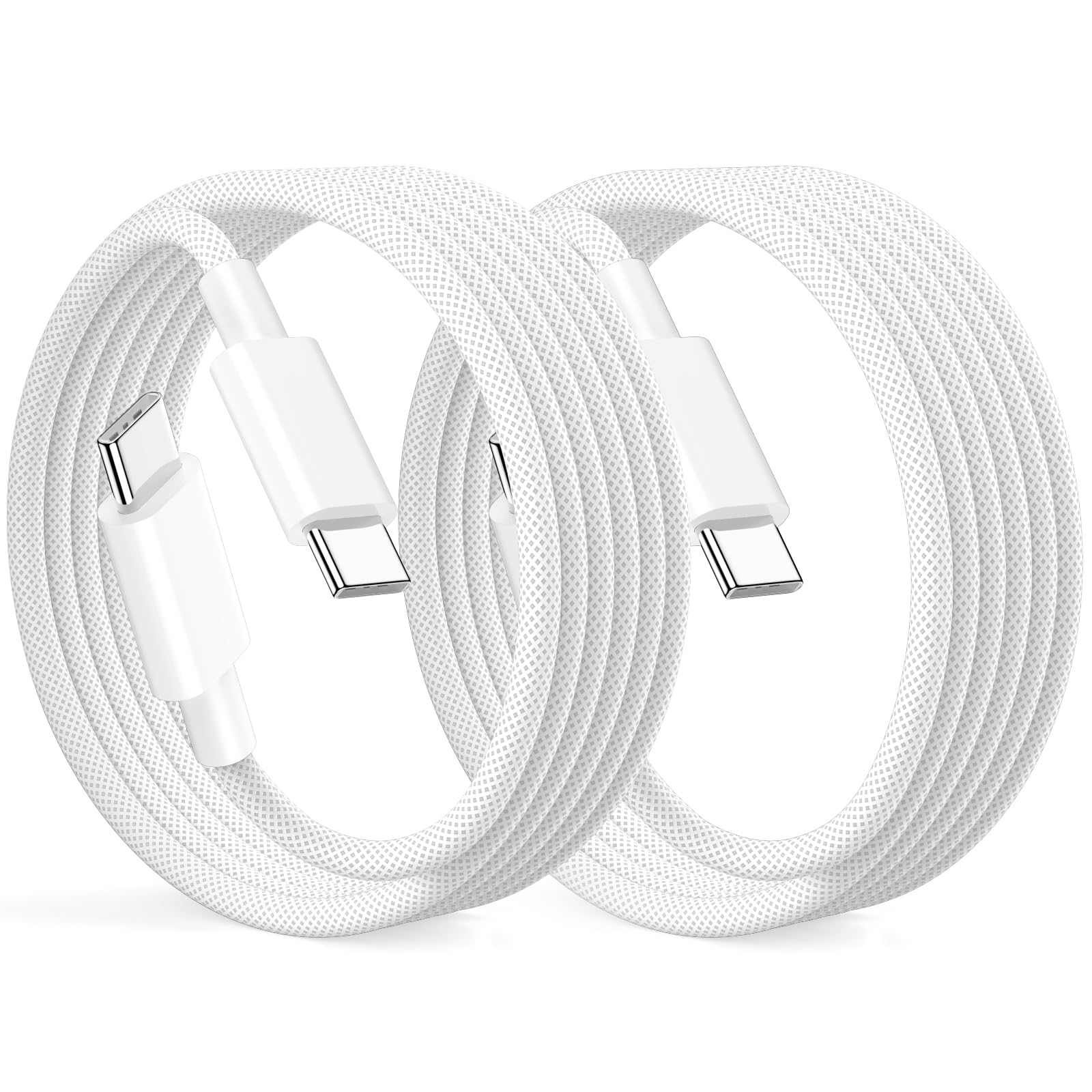 [Apple MFi Certified] USB C to USB C Cord for iPhone 16 15,2Pack 10FT Long Type C to USB C Fast Charging Power Delivery Cable for iPhone 16/16 Plus/16 Pro/16 Pro Max/15/15Pro/15Pro Max/15 Plus Airpods