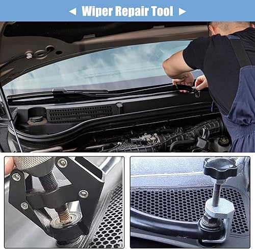 Miniatura 5 de Sutekus Kit de extracción de limpiaparabrisas y terminales de batería, herramienta universal para quitar limpiaparabrisas