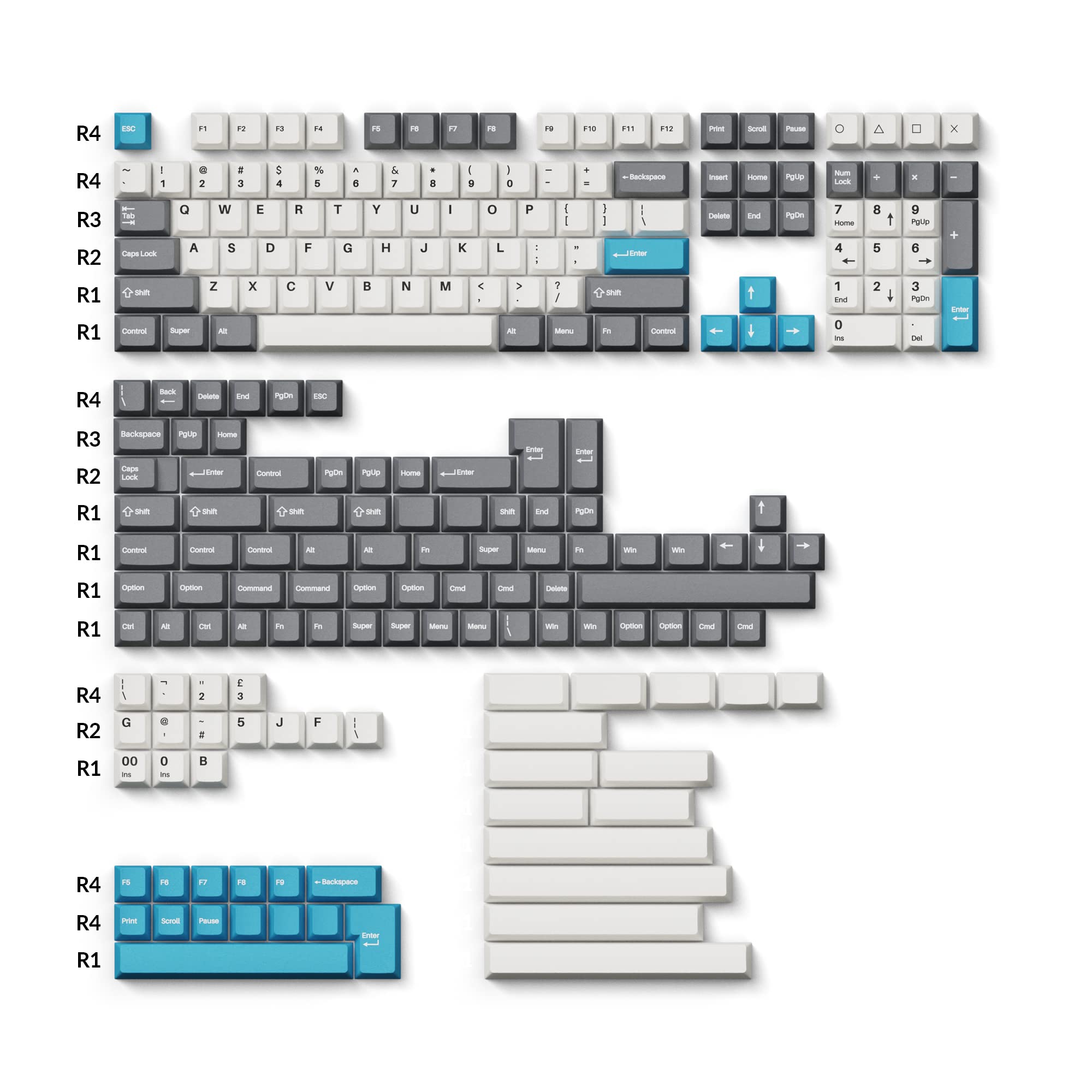 Amazon.co.jp: Keychron ダブルショット チェリー PBTキーキャップ