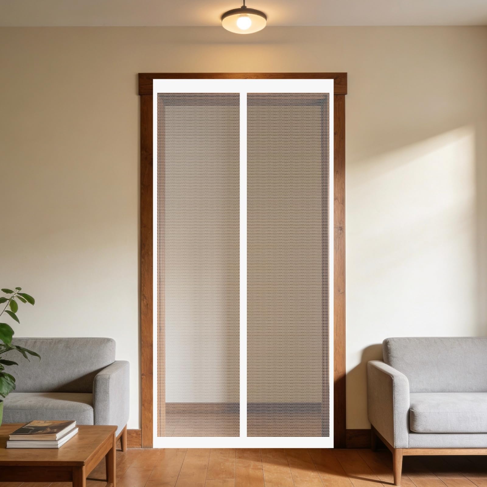 Moustiquaire de porte sans perçage pour bloquer les insectes en été