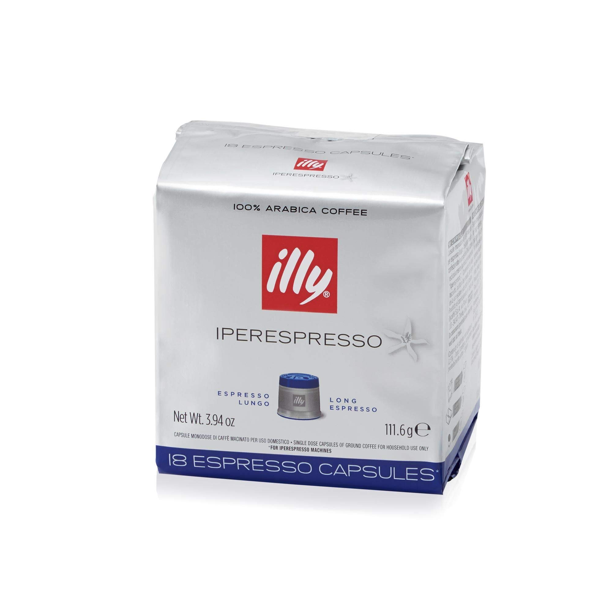 Café Iperespresso Espresso Largo - Set 6 cubos de 18 cápsulas cada uno