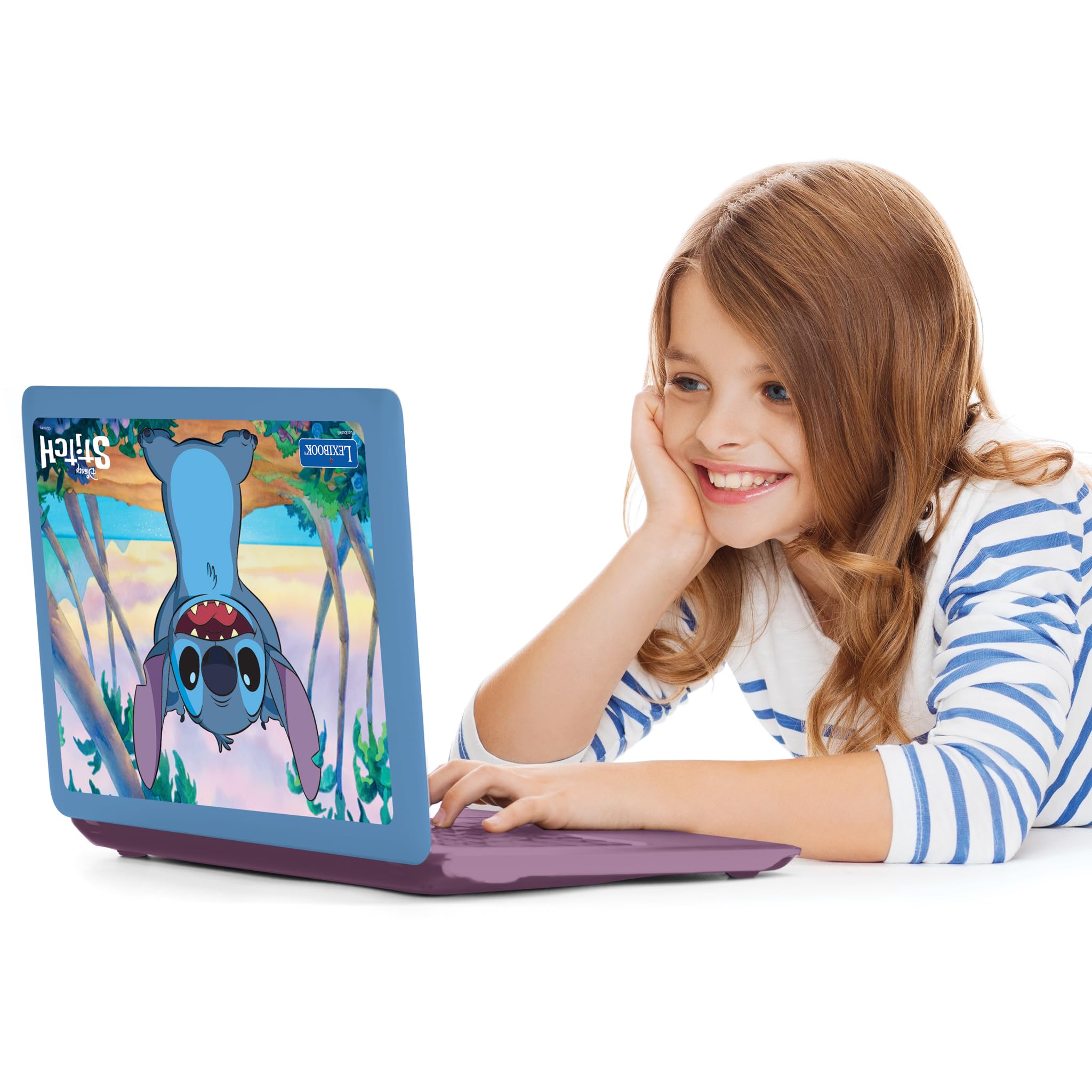 LEXIBOOK, Disney Stitch, Bilingual ENGLISH/CZECH Educational Computer, Toy for Children with 124 Language, Writing, Maths - Image 3