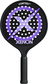 Xenon Vortex Platform Tennis Paddle | Oversize Head | Even Balance Point | Medium Firmness Foam Core | Power and Control | 4.25 Grip, Purple
