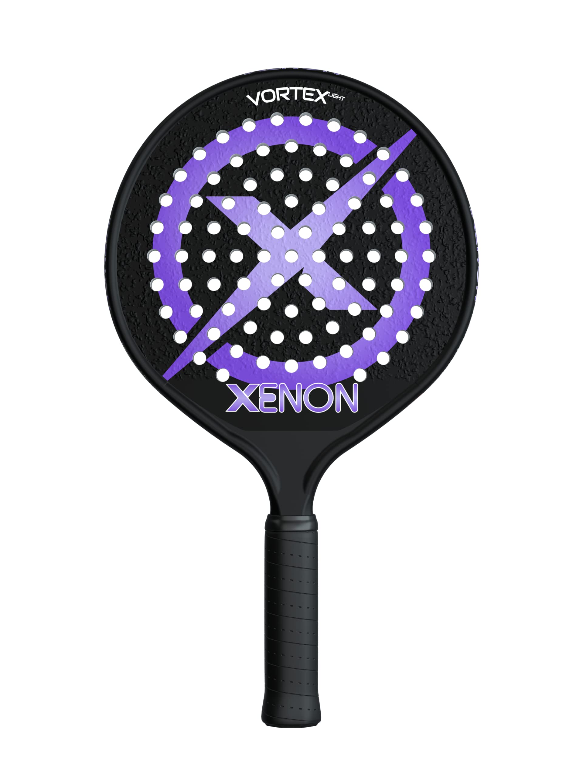 Xenon Vortex Platform Tennis Paddle | Oversize Head | Even Balance Point | Medium Firmness Foam Core | Power and Control | 4.25” Grip, Purple