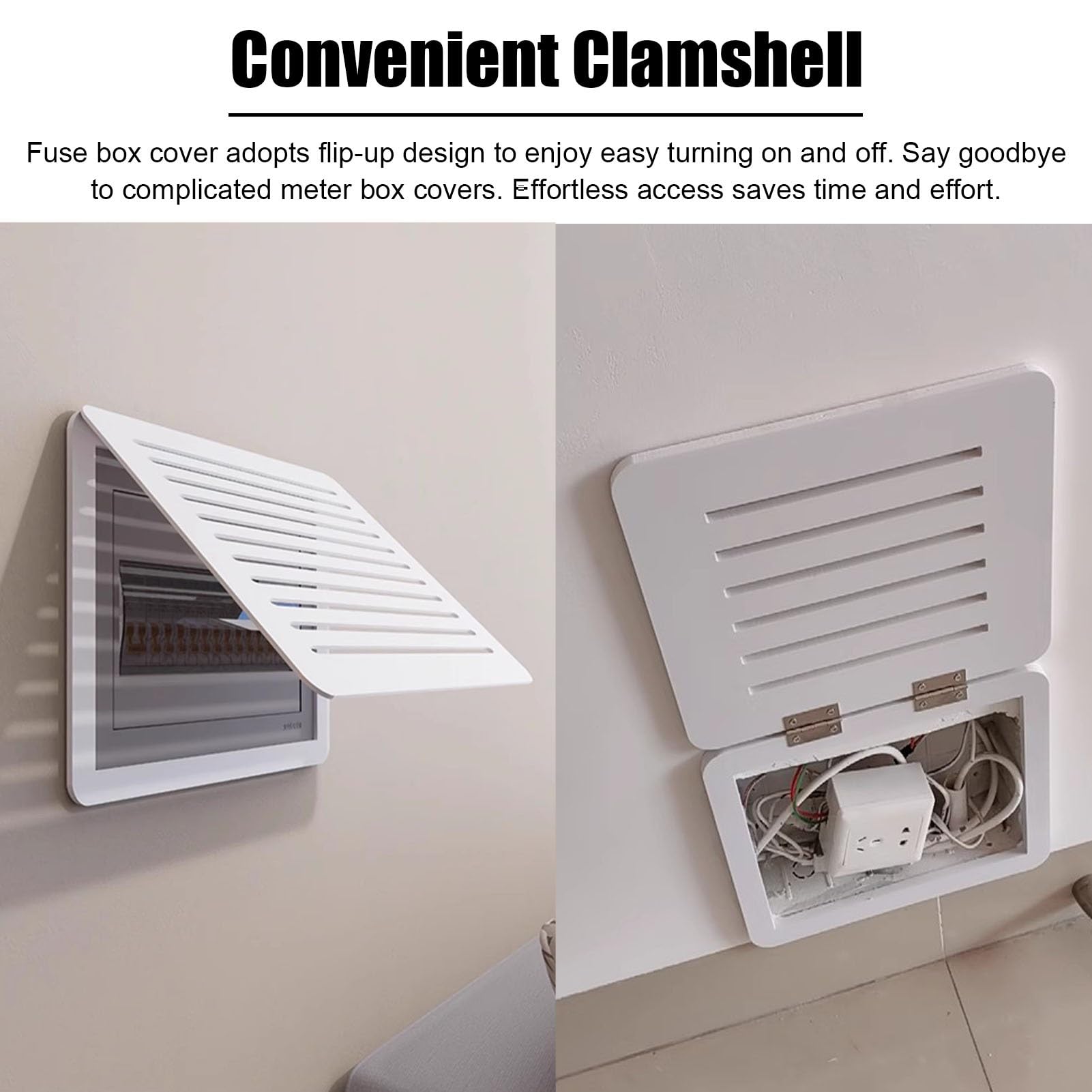 Copri Quadro Elettrico Copertura per Scatola Fusibili da 25, 30, 40, 45, 50 e 60 cm, Quadro Elettrico Traspirante, Copertura Decorativa per Scatola di Distribuzione(20x16in/50x40cm)
