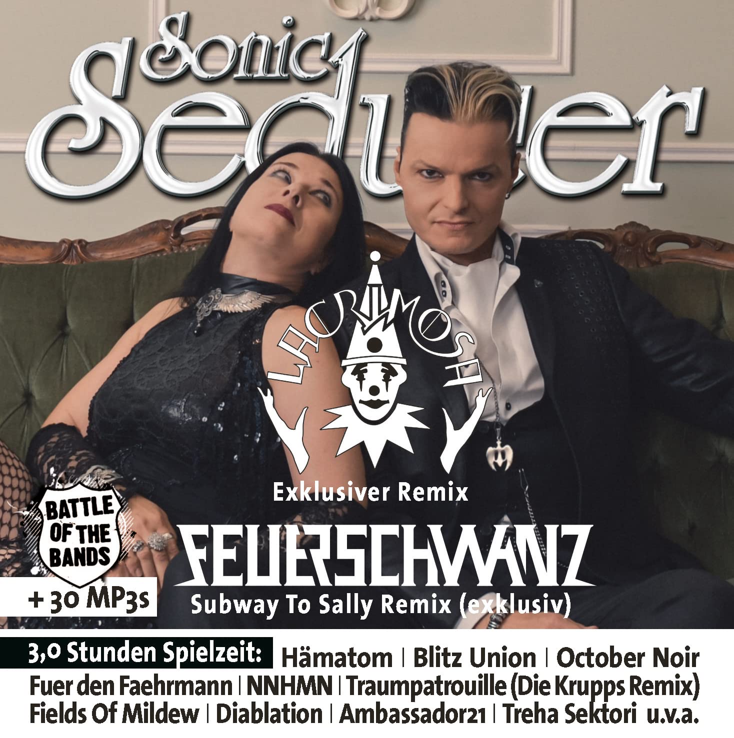 Sonic Seducer 12/21: Feuerschwanz exkl. Remix +The Divine Art Kalender 2022 + Lacrimosa exkl. Remix +Depeche Mode +ASP +Lord Of The Lost +Dave Gahan +Epica +Hämatom +CD mit 3 Std. Spielzeit