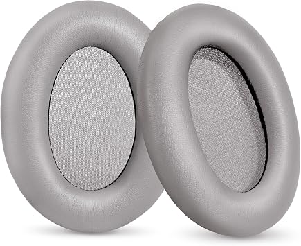 Replacement Ear Pads Cushions for Sony WH-1000XM3 Noise Canceling Headphones, with Soft-Touch Leather, Breathable Noise Isolation Memory Foam, Long-Lasting Comfort, Easy Installation Gray