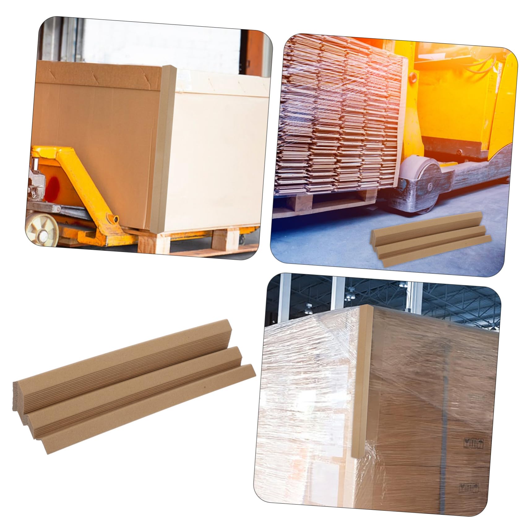 Gatuida Protections D'angle pour Emballages en Papier L-forme 24pcs, Durabilité Légère et Transport Sécurisé pour Stockage et Expédition