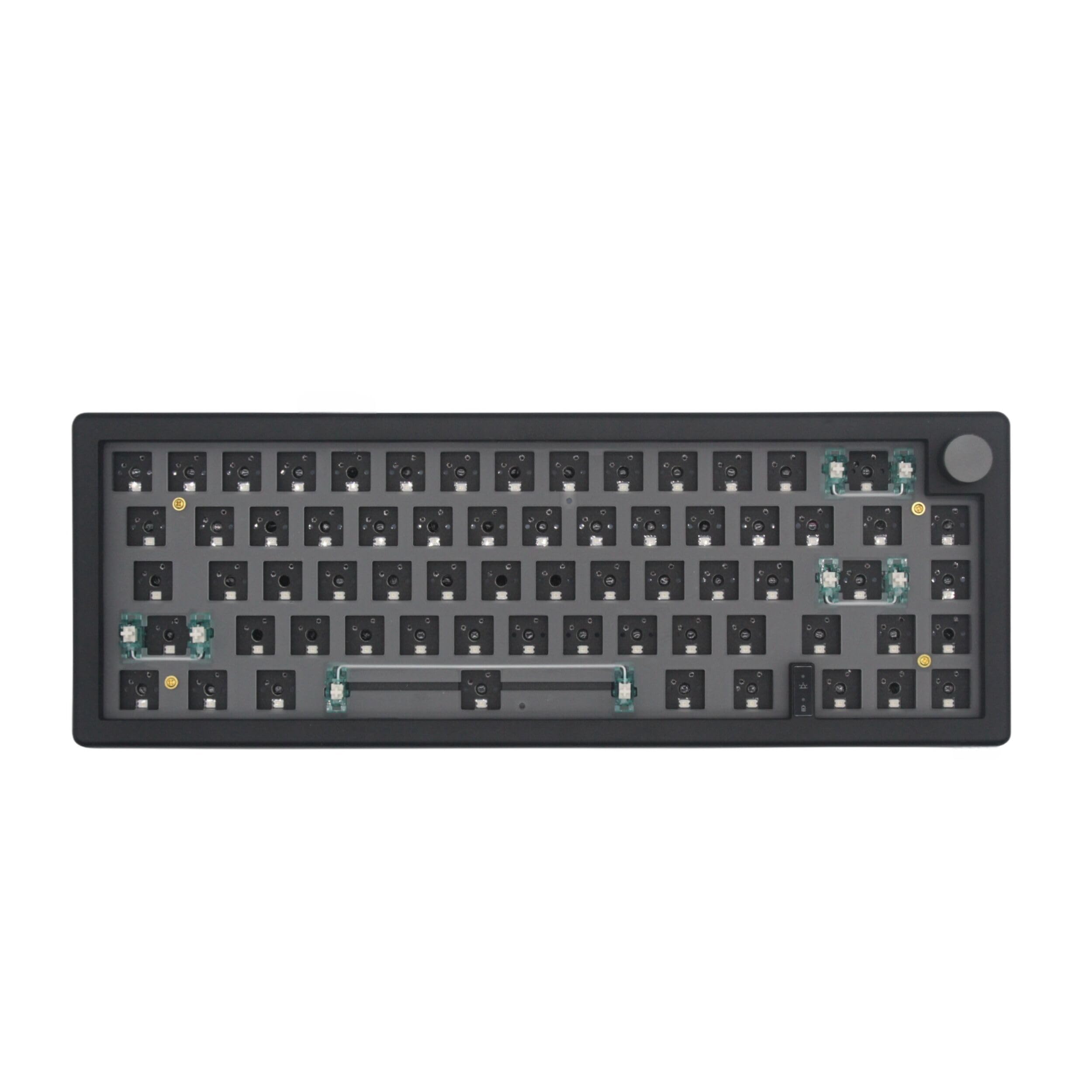 Snapklik.com : Cmokifuly GMK67 65% Mechanical Keyboard Kit Tri-Mode ...
