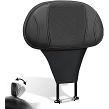 FOVPLUE Adjustable Rider Backrest, Detachable Plug-in Driver Backrest Pad for Harley Touring 1988-2025,for CVO Road Glide Street Glide Tri Glide FLHTK/L Electra Glide Road King, Custom Style
