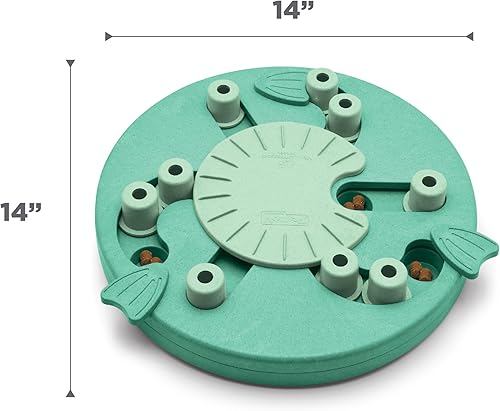 Vista 23 de Nina Ottosson by Outward Hound Dog Twister - Juguete interactivo de rompecabezas de premios para perros, nivel avanzado Dog Twister