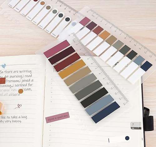 Miniatura 6 de 1200 pestañas adhesivas y 10 blocs de notas adhesivas blancas de 3 x 5 pulgadas