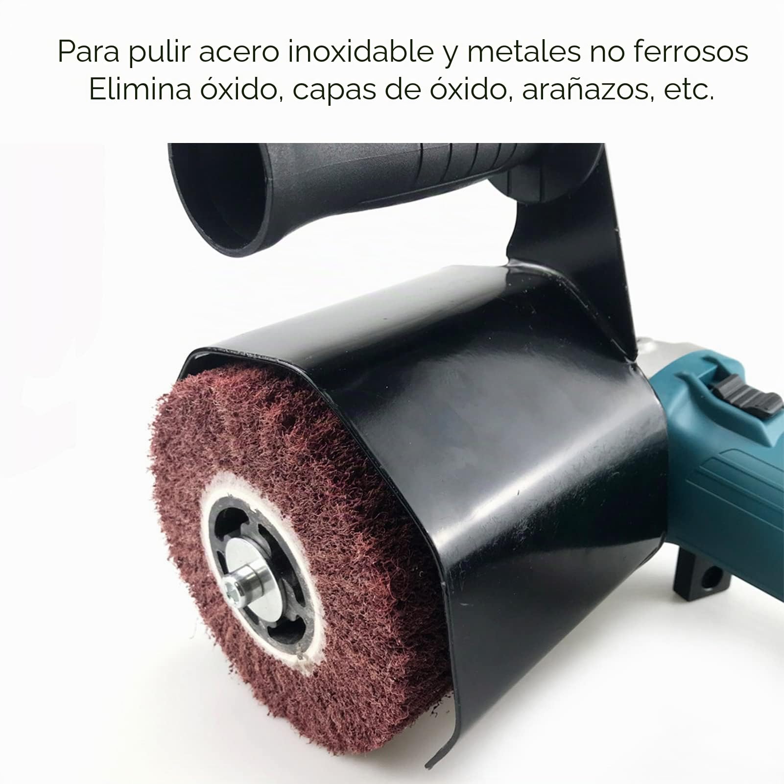 MáQuina Pulidora de Pulido, Muela Abrasiva M10 Amoladora Angular Multifuncional Accesorios de Molienda, Kit de Pulidora de Lijadora EléCtrica de Mano para Metal, Acero Inoxidable, PláStico, Madera