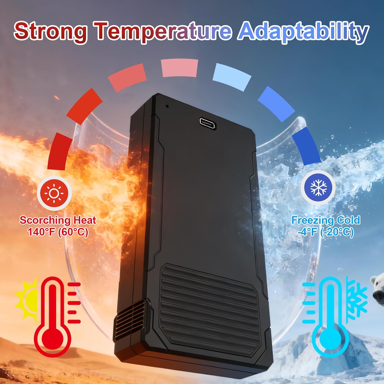 ANTIEE LIT-22 Pro Rechargeable Lithium Battery - 7000mAh Battery Compatible with SPYPOINT Flex Series (M, Dark, S-Dark, S, G36, Flex-Plus) Cellular Trail Camera with Type-C Cable