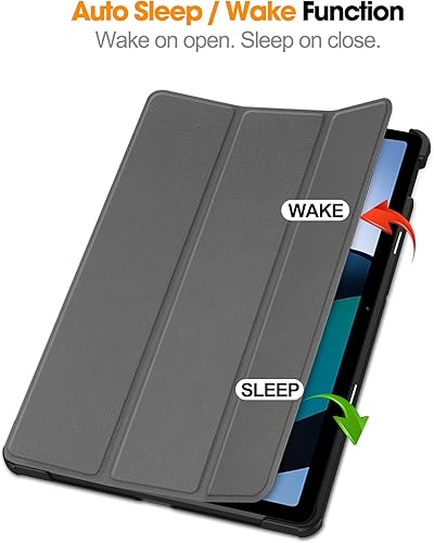 Miniatura 3 de Fundas triples para tablet Xiaomi Redmi Pad SE de 11 pulgadas 2023, función inteligente de reposoencendido automático para RedMi Pad SE de 11