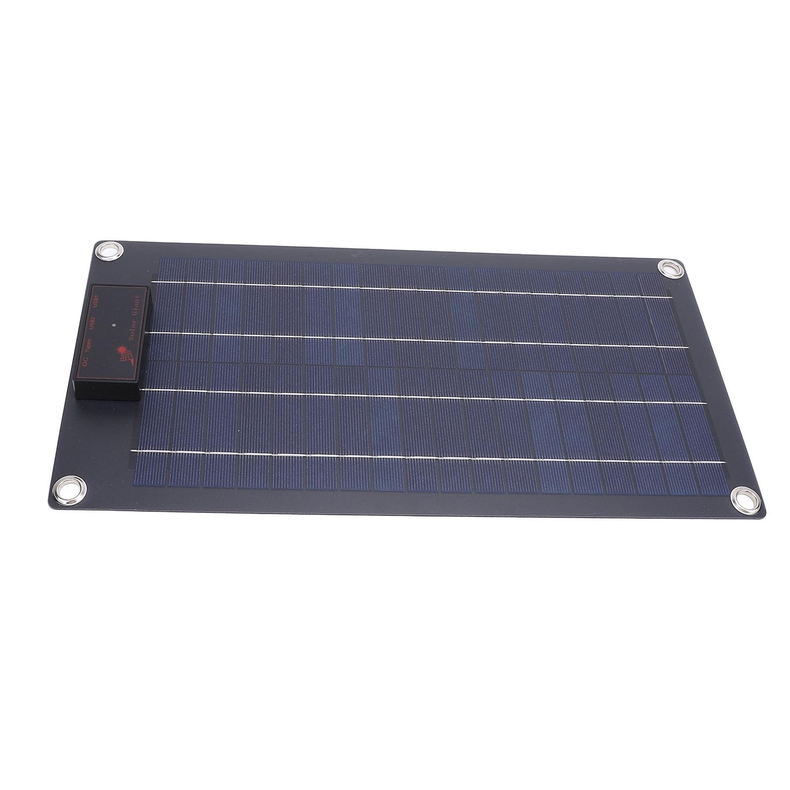 Cargador de Panel Solar de 10 W y 18 V, Cargador Solar USB Portátil con Corriente de Carga de 100 A para Acampar y Caminar