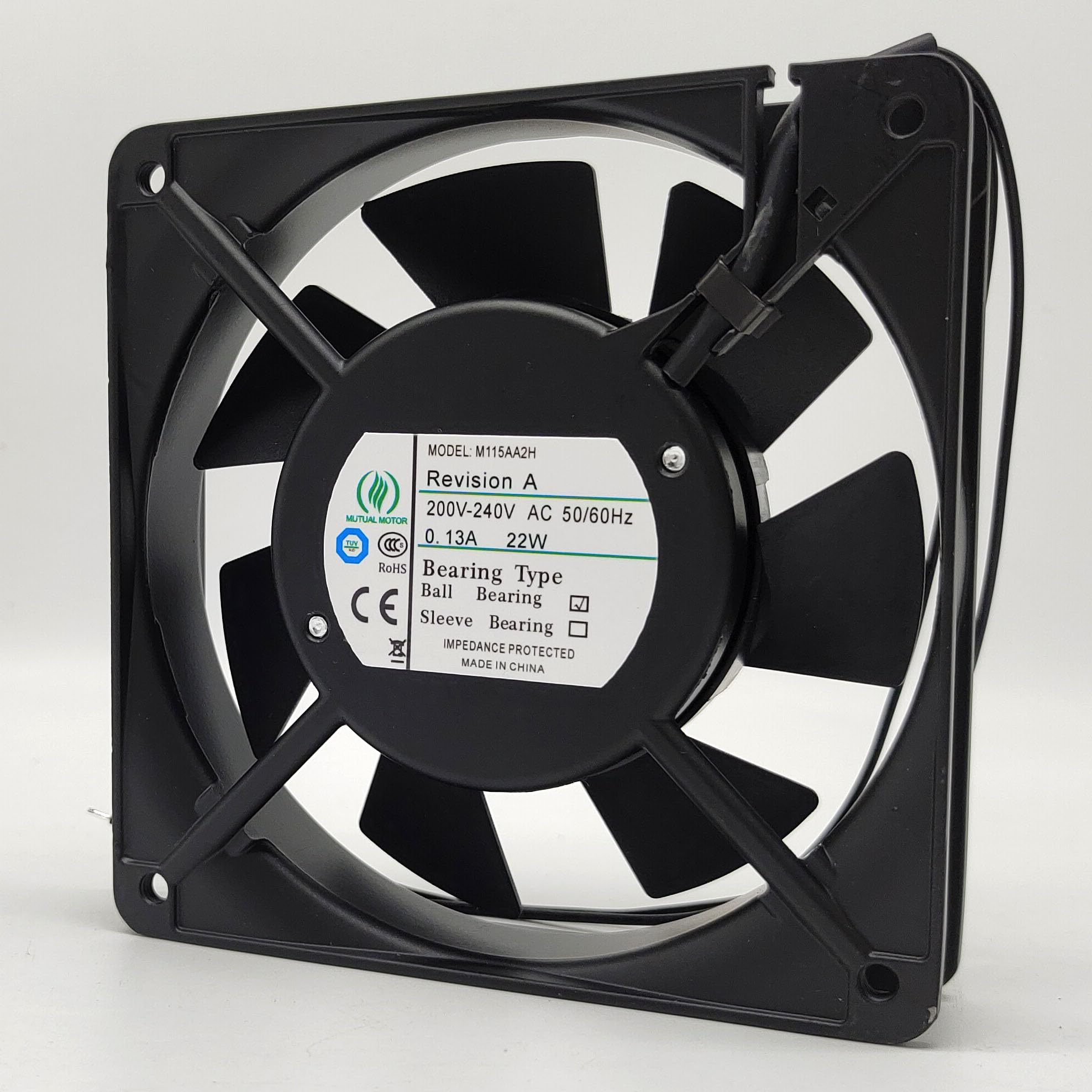 M115AA2H 200/240V 0.13A 12025 12CM Large Airflow Inverter Fan