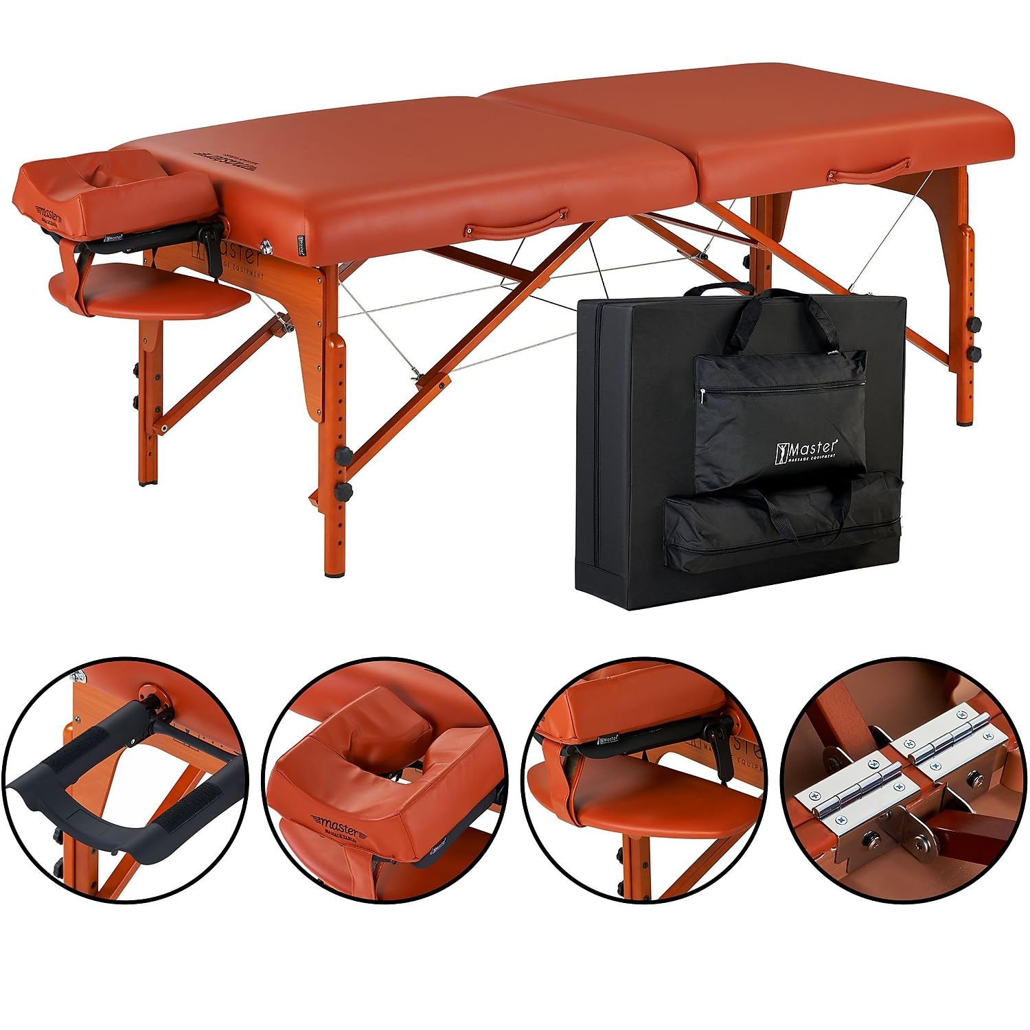 Master Massage Santana Mobil Massageliege Reiki Kosmetikliege Therapiebett Klappbar Holz 79cm