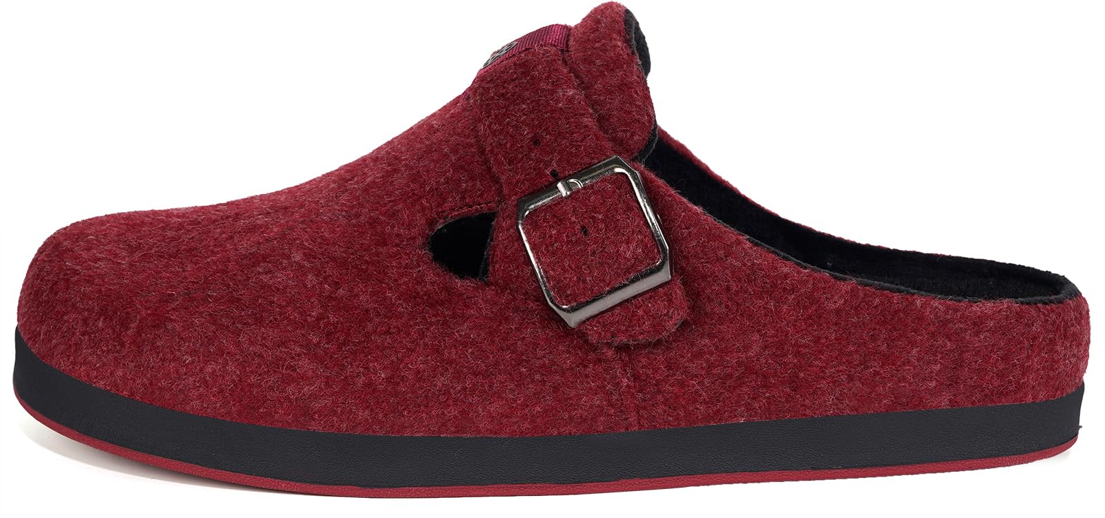 Pantofole Donna Uomo Ciabatte in Feltro Unisex Slippers Invernali Chiuse con Plantare Intercambiabile