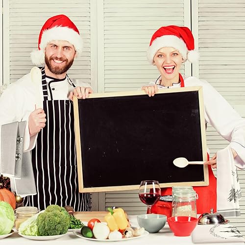 Miniatura 2 de Geyoga 6 paños de cocina de Navidad de 16 x 24 pulgadas, absorbentes, paños de cocina, decoración de cocina de Navidad para Navidad, vacaciones,