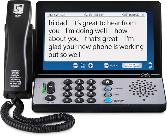 Hamilton CapTel 2400iSPNBT Captions Phone